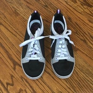 Black Canvas Keds With Arch Support Size 6